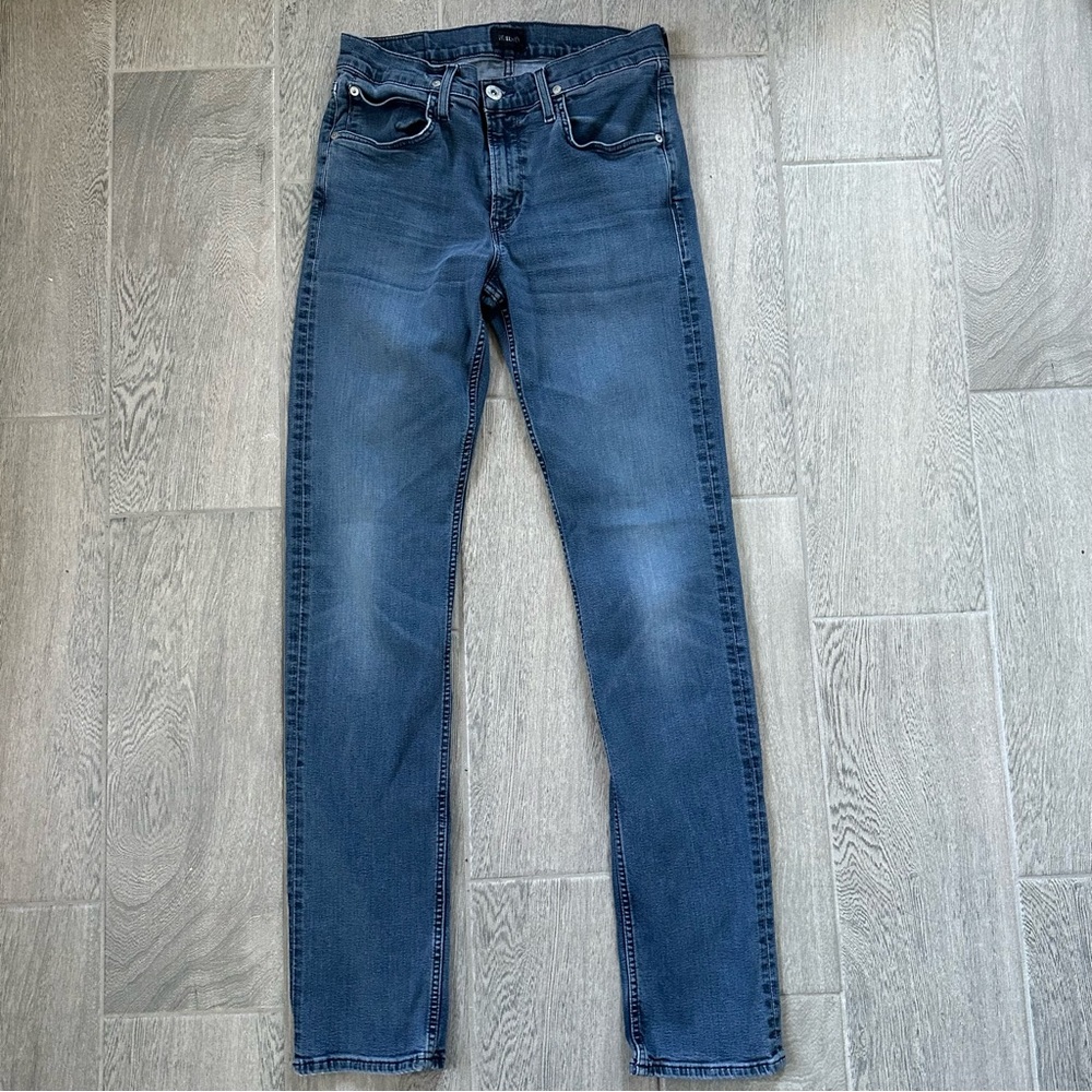 HUDSON Men's Blake Slim Straight Jeans Zip 5 Pockets Size 32 Blue Denim